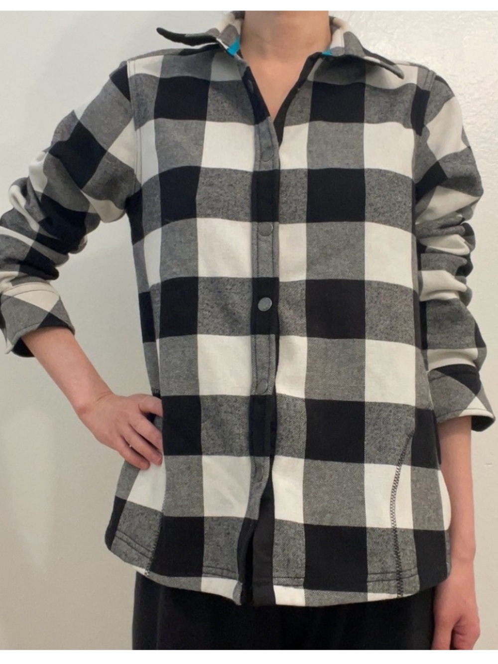 Orvis classic collection black white gingham max tomboy jacket top size s